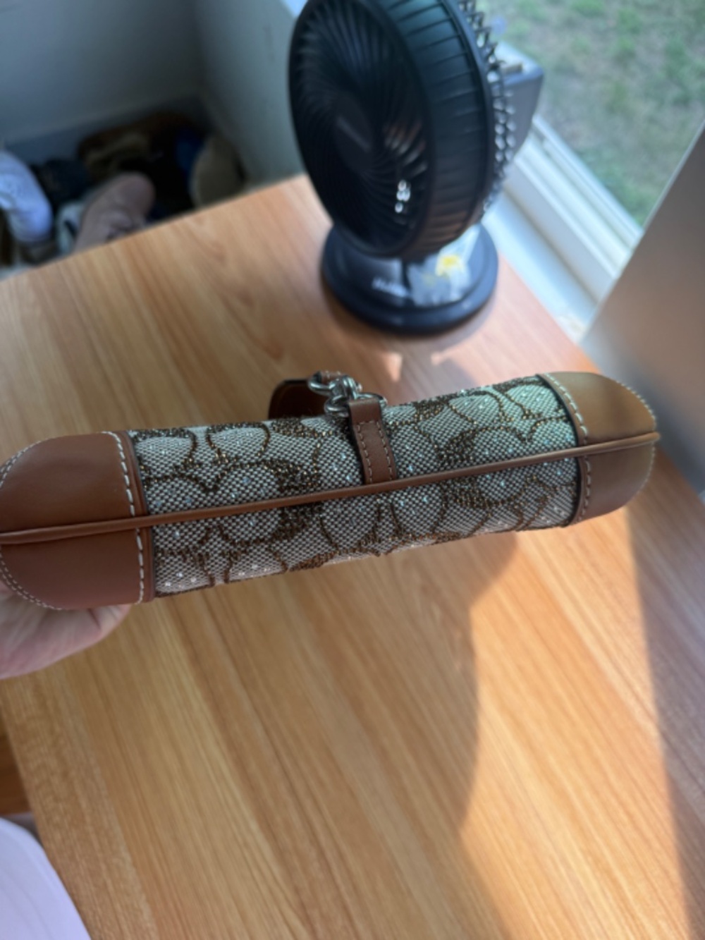 Coach Hamptons Hobo Bag in Signature Crystal Jacquard - Picture 8 of 9